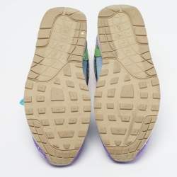 Pre Owned Nike Air Max 1 SP Concepts Far Out Size 45.5 Multicolor Canvas and Denim Low Top Sneakers