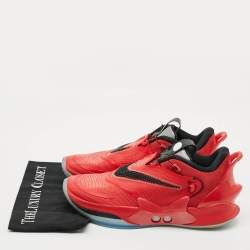 Pre Owned Nike Adapt BB 2.0 Chicago 2K Gamer Exclusive Size 45 Red Rubber and Suede Low Top Sneakers