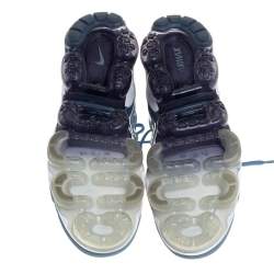 Nike Light Blue Neoprene Fabric Air Vapormax Plus Sneakers Size 43