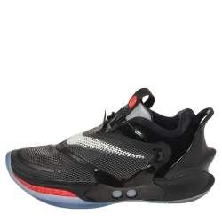 Pre Owned Nike Black Polyurethane And Suede Adapt BB 2.0 Low Top Sneakers Size 42.5