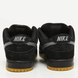 Nike Black Suede SB Dunk Low Pro Sneakers Size 42.5