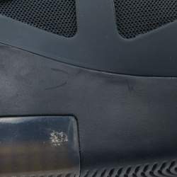 Pre Owned Nike Air X Fear Of God Black Leather and Mesh High Top Sneakers Size 42.5