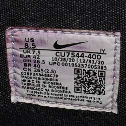 Pre Owned Nike x Ambush Blue/White Leather Dunk High Deep Royal Sneakers Size 42