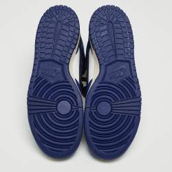 Pre Owned Nike x Ambush Blue/White Leather Dunk High Deep Royal Sneakers Size 42