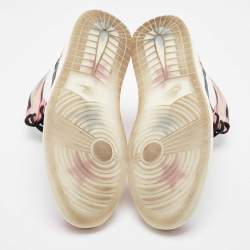 Pre Owned Nike Air Jordan Red/White Leather Jordan 1 Retro High Trophy Room Chicago Sneakers Size 47