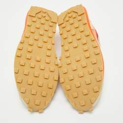 Nike x Sacai Multicolor Suede and Mesh LD Waffle CLOT Kiss of Death Orange Blaze Sneakers Size 42.5