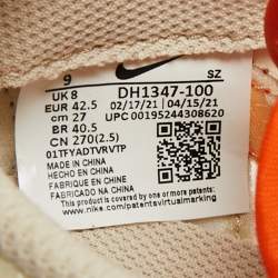Nike x Sacai Multicolor Suede and Mesh LD Waffle CLOT Kiss of Death Orange Blaze Sneakers Size 42.5