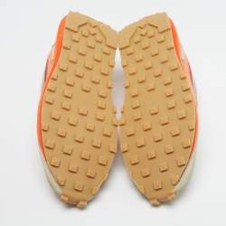 Pre Owned Nike x Sacai LD Waffle CLOT Kiss of Death Size 45 Multicolor Leather and Suede Low Top Sneakers