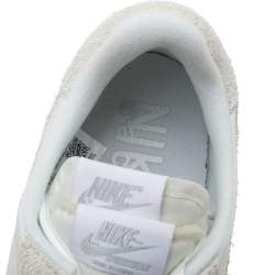 Nike x Sacai White Suede and Nylon LD Waffle Sneakers Size 42.5