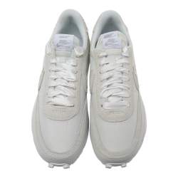 Nike x Sacai White Suede and Nylon LD Waffle Sneakers Size 42.5