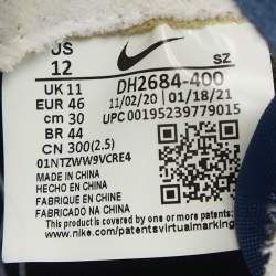 Nike x Sacai Navy Blue Mesh and Suede LD Waffle SF Blue Void Sneakers Size 46