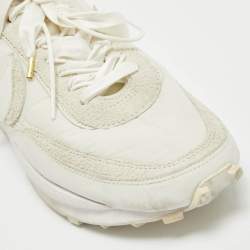 Nike x Sacai White/Grey Suede and Nylon LD Waffle Sneakers Size 46