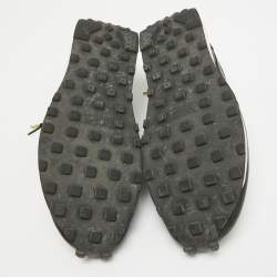 Nike x Sacai Black/Grey Suede and Nylon LD Waffle Sneakers Size 46
