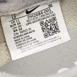 Nike x Sacai Grey Suede and Mesh LD Waffle SF Fragment Grey Sneakers Size 46