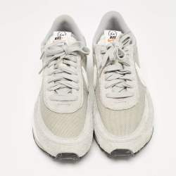 Nike x Sacai Grey Suede and Mesh LD Waffle SF Fragment Grey Sneakers Size 46
