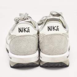 Nike x Sacai Grey Suede and Mesh LD Waffle SF Fragment Grey Sneakers Size 46