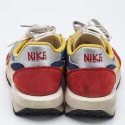 Nike x Sacai Multicolor Mesh and Leather LDWaffle Varsity Blue Sneakers Size 46