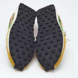 Nike x Sacai Multicolor Mesh and Leather LDWaffle Green Gusto Sneakers Size 46