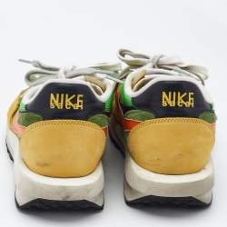 Nike x Sacai Multicolor Mesh and Leather LDWaffle Green Gusto Sneakers Size 46