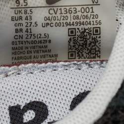 Nike x Sacai Black/White Mesh and Suede Vaporwaffle Sneakers Size 43