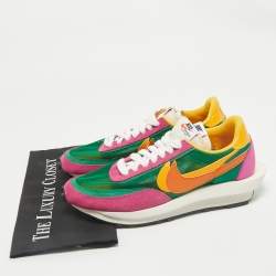 Nike x Sacai Multicolor Leather and Mesh LD Waffle Sneakers Size 42.5