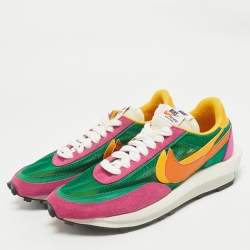 Nike x Sacai Multicolor Leather and Mesh LD Waffle Sneakers Size 42.5