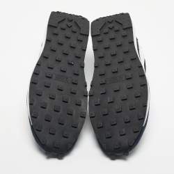 Pre Owned Nike x Sacai Navy Blue Suede and Mesh LD Waffle SF Blue Void Sneakers Size 47.5