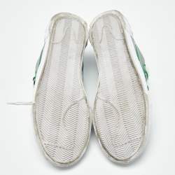 مملوكة مسبقًا حذاء رياضي نايك أكس - ساسيا - بليزر منخفض من أعلى جلد أخضر/ رمادي مقاس 38.5