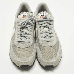 مملوكة مسبقًا Nike x Sacai LD Waffle SF Fragment Grey Size 42.5 Grey Suede and Mesh Low Top Sneakers