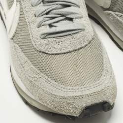 مملوكة مسبقًا Nike x Sacai LD Waffle SF Fragment Grey Size 42.5 Grey Suede and Mesh Low Top Sneakers