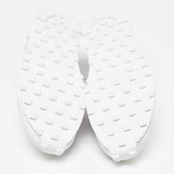 Nike x Sacai White Suede,Leather and Nylon LD Waffle Sneakers Size 46
