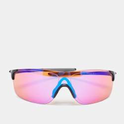 Oakley Orange/Black Evzero Prizm Shield Sunglasses