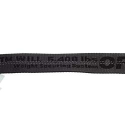 Pre Owned Off-White Black Nylon Classic Industrial Belt 200CM