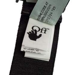 Pre Owned Off-White Black Nylon Classic Industrial Belt 200CM