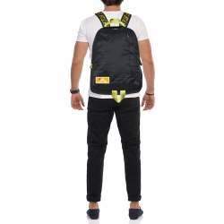 Pre Owned Off-White Black Nylon Industrial Puffy Backpack