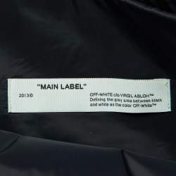 Pre Owned Off-White Black Nylon Industrial Puffy Backpack