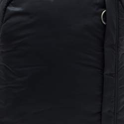 Pre Owned Off-White Black Nylon Industrial Puffy Backpack