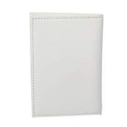 Pre Owned Off-White White Leather Arrow Card Holder
