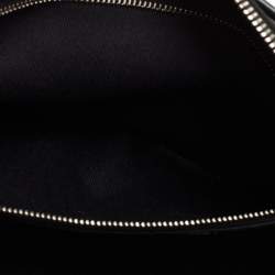 Pre Owned Off-White Black Nylon Logo Print Wristlet Clutch