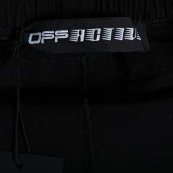 Off-White Black Synthetic Running Shorts M
