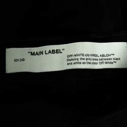 Off-White Black Denim Arrow Printed Jeans M
