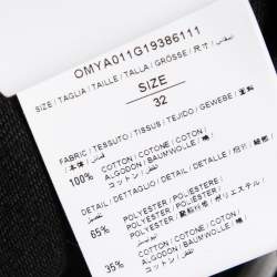 Off-White Black Denim Arrow Printed Jeans M