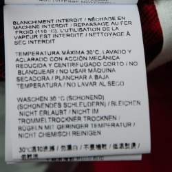 Pre Owned Off-White Red Flannel Cotton Button Front Shirt M