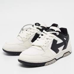 Off-White Multicolor Leather and Mesh Out Of Office Sneakers Size 42