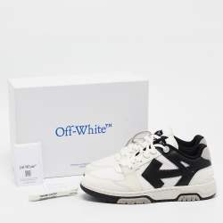Off-White Multicolor Leather and Mesh Out Of Office Sneakers Size 42