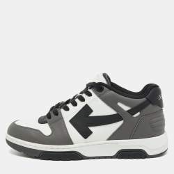 Off-White Tri-Color Leather Out Of Office Sneakers Size 44