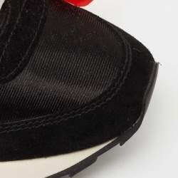 Off-White Black Suede And Leather  Runner Arrow Sneakers Size 40