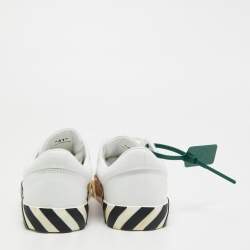 Off-White White Canvas Oversized Sneakers Size 41