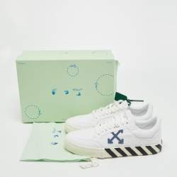 Off-White White Canvas Oversized Sneakers Size 41