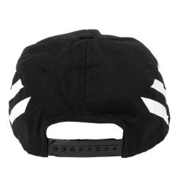 Pre Owned Off-White Black Fabric Diag Baseball Cap